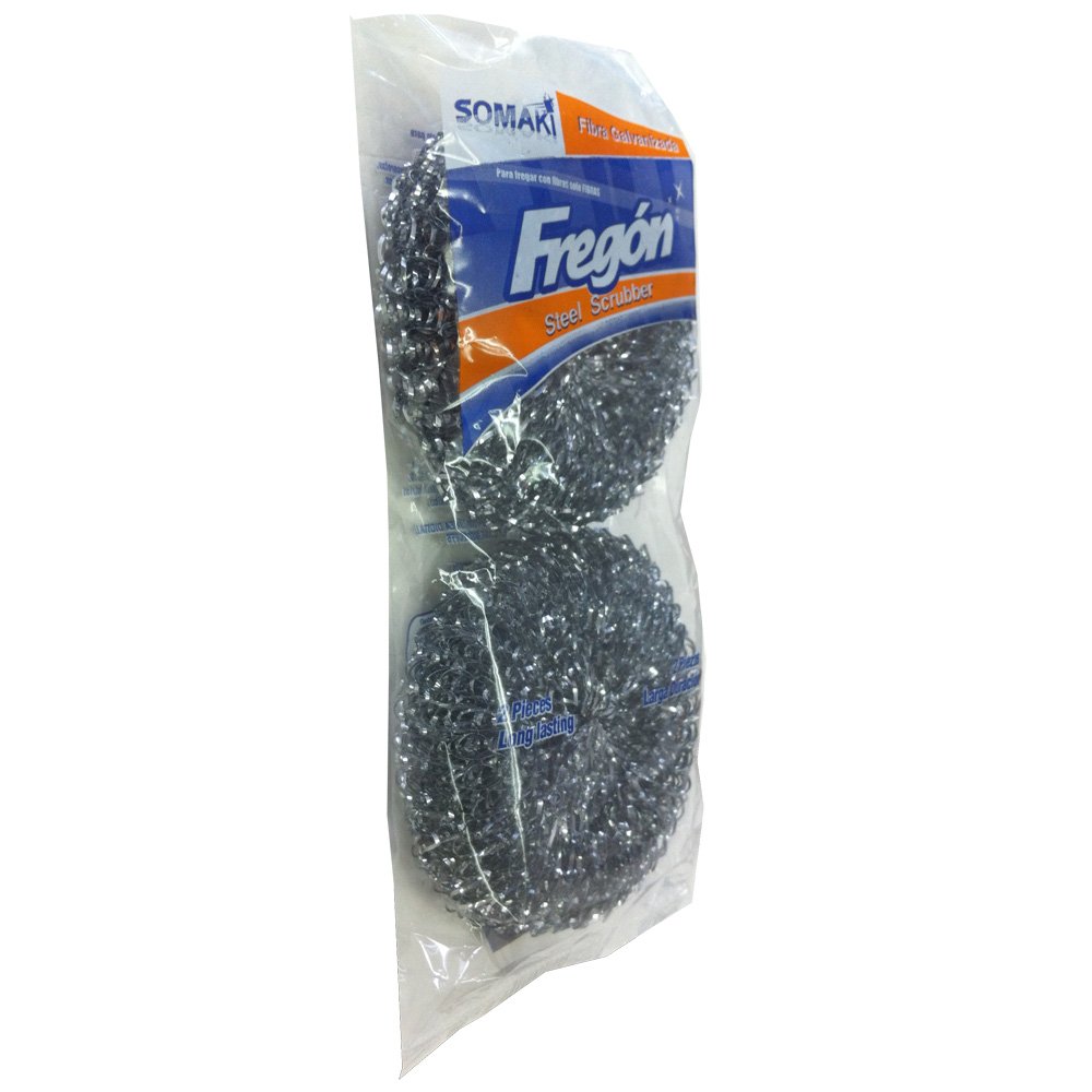 Fregon Bright Steel Scrubber, 12 Per Box