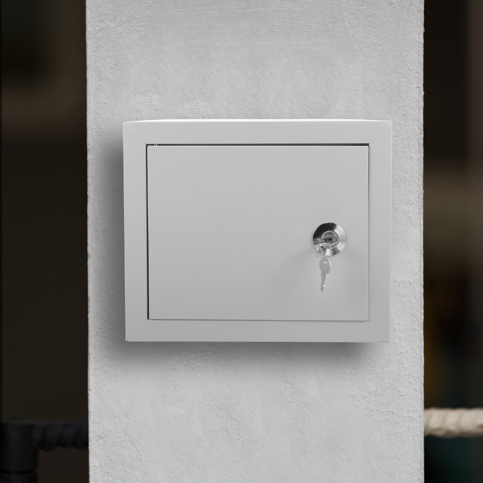 Scatola di Giunzione Elettrica Esterna in Alluminio Resistente a Sporco e Acqua 30X25 CM per Impianti Industriali e Uso Residenziale