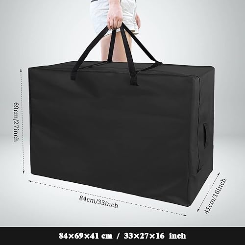 Miniatura 3 de Bolsa de almacenamiento plegable para colchón, bolsa de transporte resistente de 33 pulgadas, se adapta a colchones estrechos de 4 pulgadas de