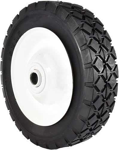 Miniatura 2 de MaxPower 335160 - Rueda de acero de 6 x 1.50 pulgadas con orificio de 12 pulgada de desplazamiento de 1-38 pulgadas y banda de rodadura de diamante,