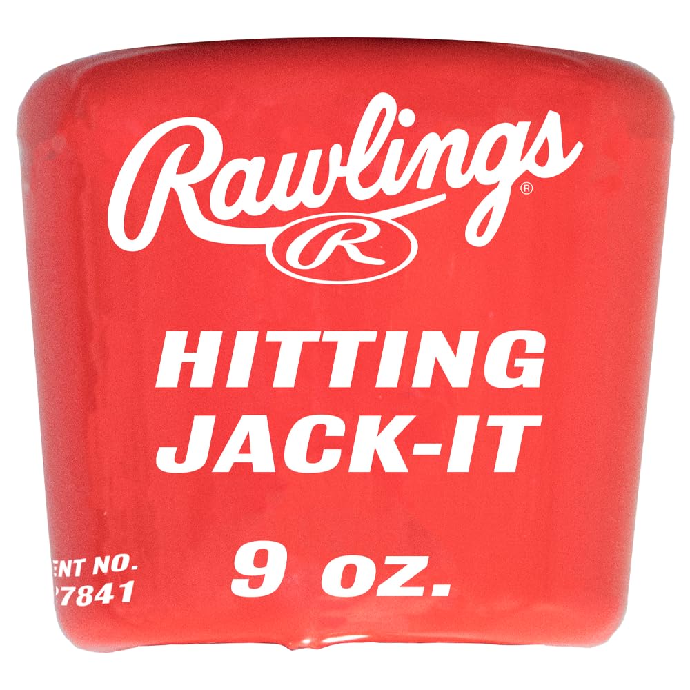 Rawlings Baseball Colpire Jack-It Allenamento Bat Peso Unisex-Adulto, Rosso, Taglia Unica