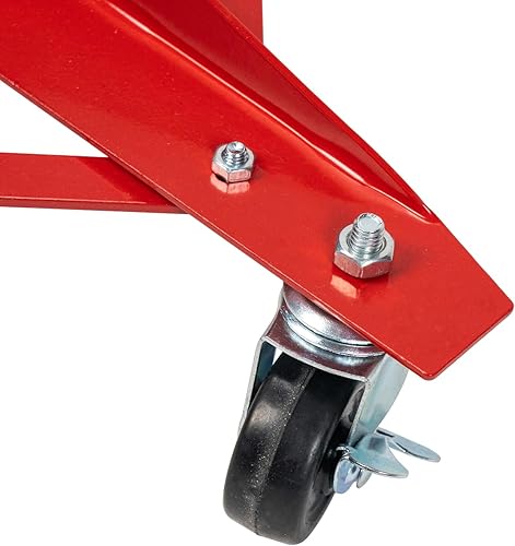 Miniatura 8 de Soporte universal para pintura de árbol, soporte de panel ajustable para colgar puertas automotrices, defensas, parachoques, soporte negro y rojo