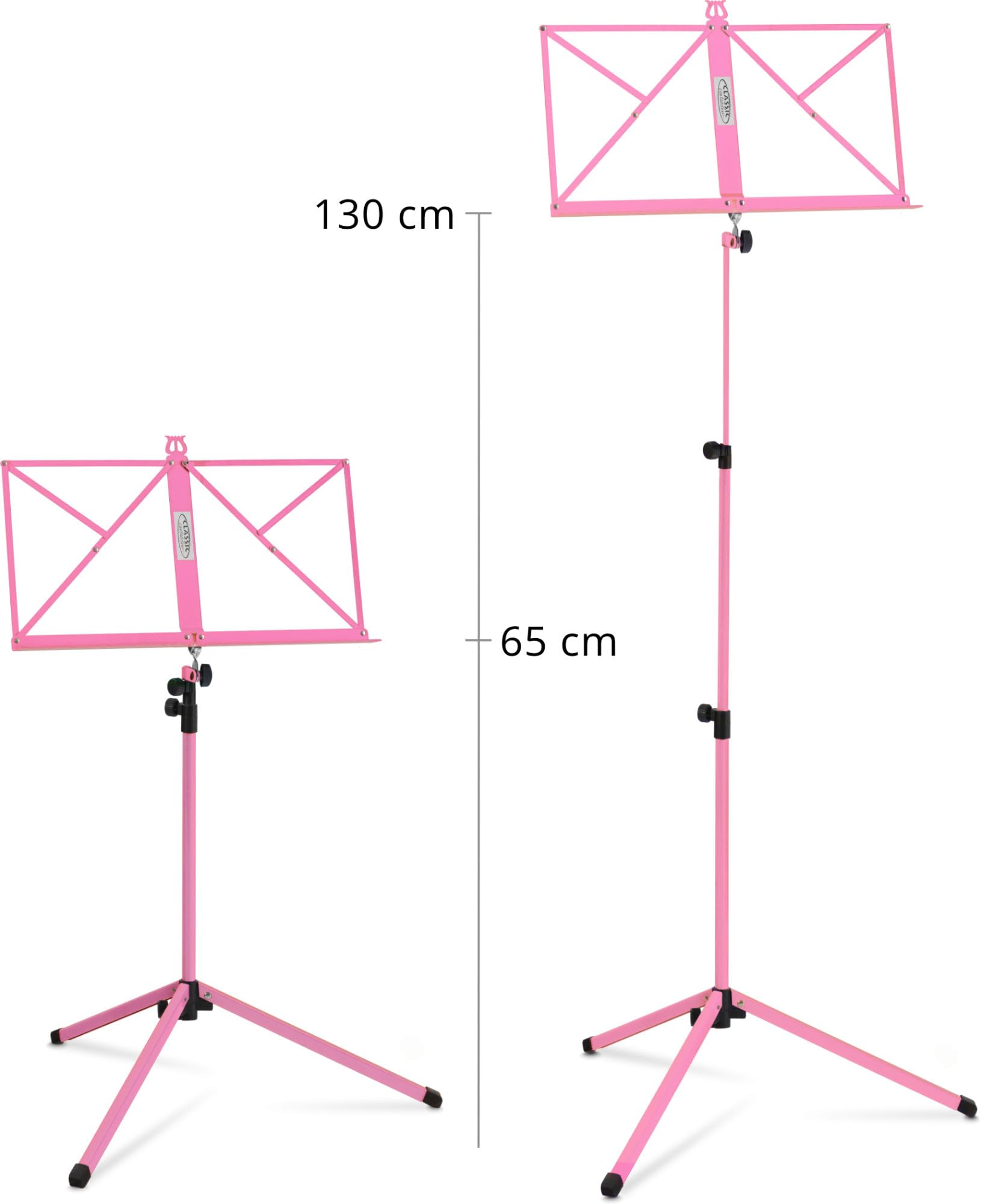 Produktbild von Classic Cantabile 100 Notenstu00e4nder Medium Rot