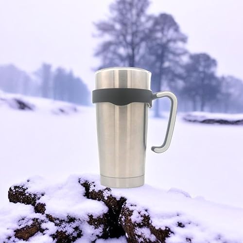 Miniatura 6 de Mango de vaso de 20 onzas, antideslizante para taza de viaje con agarre para vasos aislados al vacío, adecuado para Yeti Rambler, Trail, Sic, Ozark
