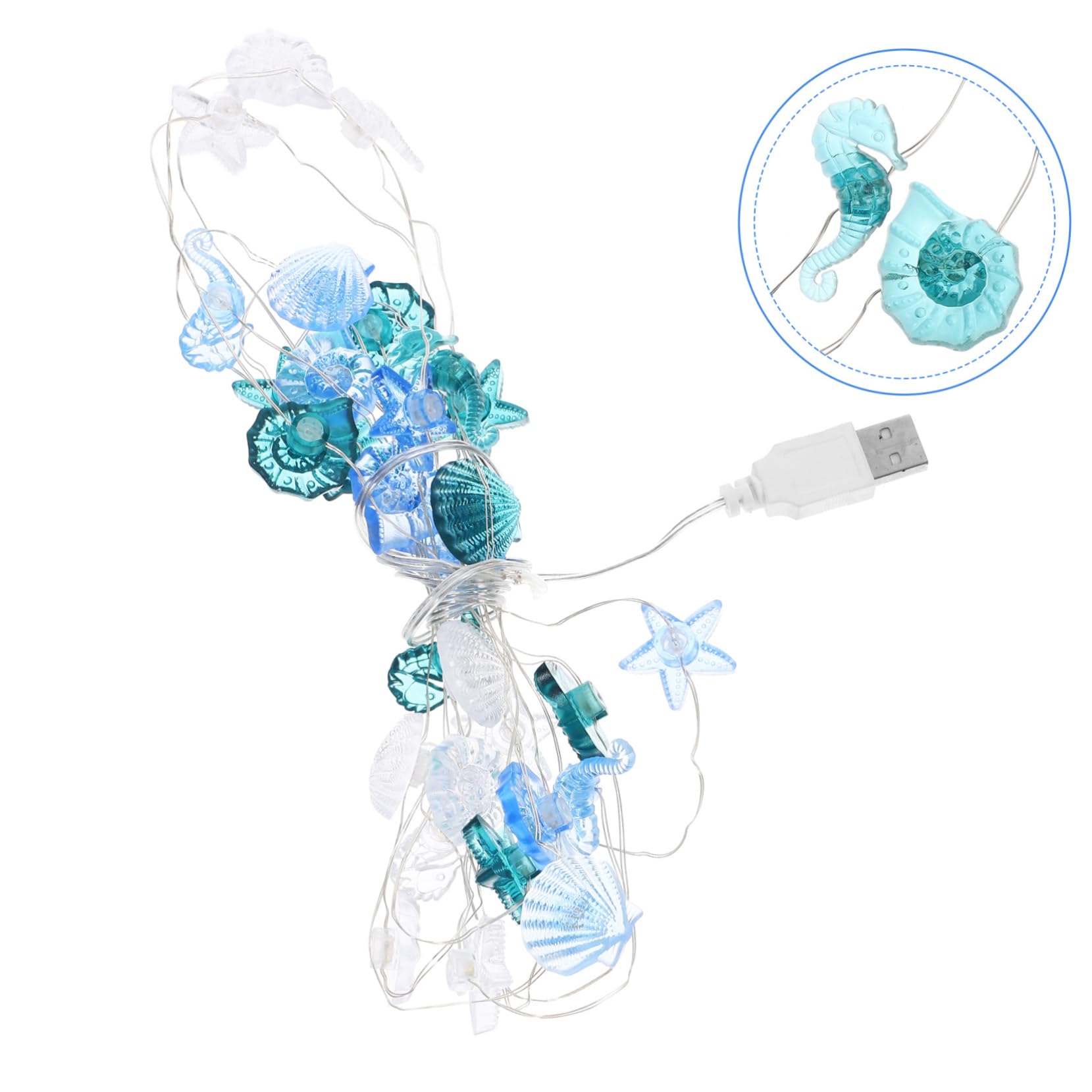 Amazon.co.jp: Luxshiny 3m30灯海テーマにしたストリングライト Pp銅