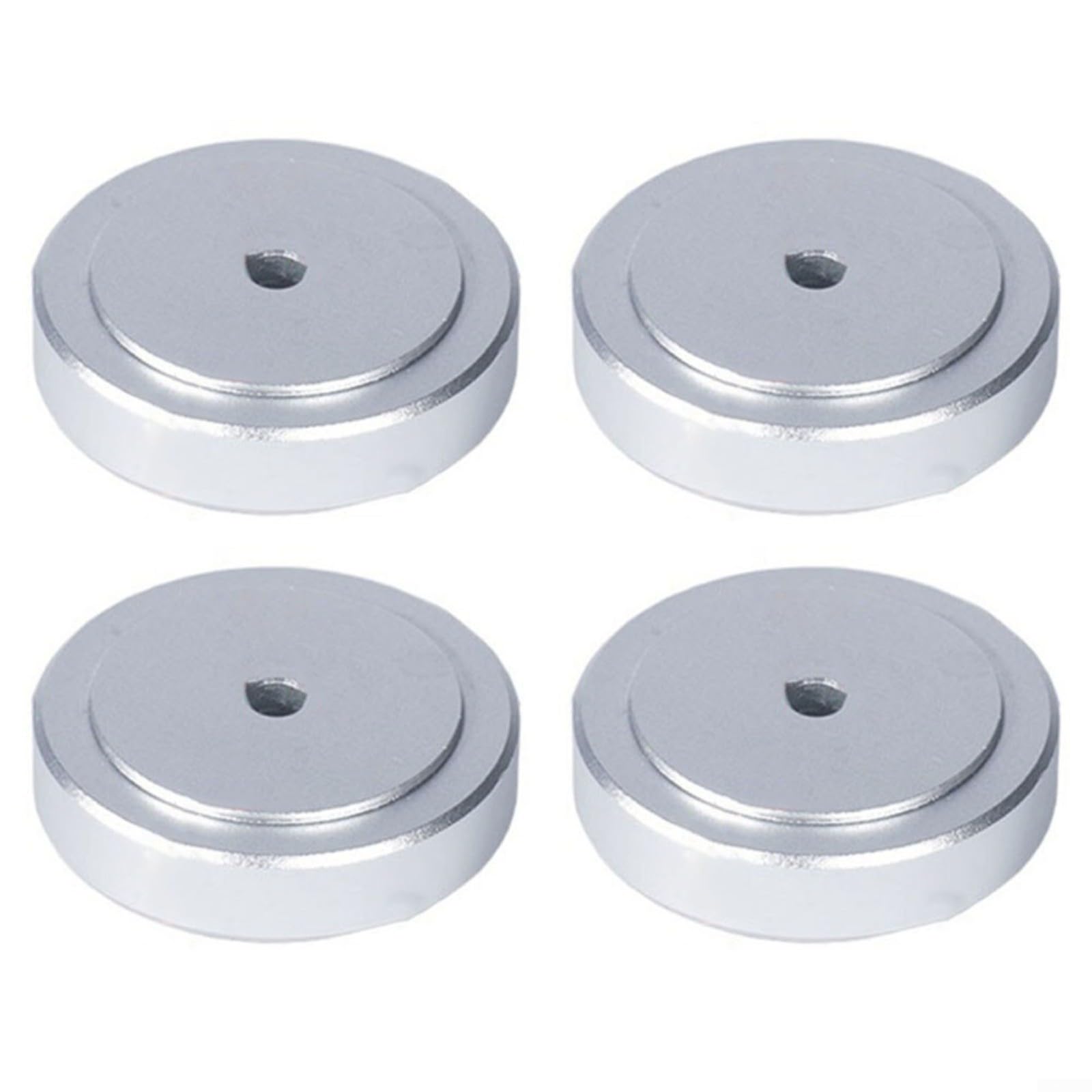 Piedini ammortizzatori in alluminio per apparecchiature audio 20 x 8 mm