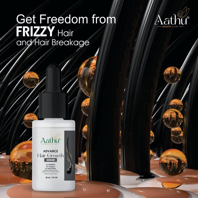Aathu Advance Hair Growth Serum (Pack 2) | White |60g | Scented | For Personal Care and Use 1