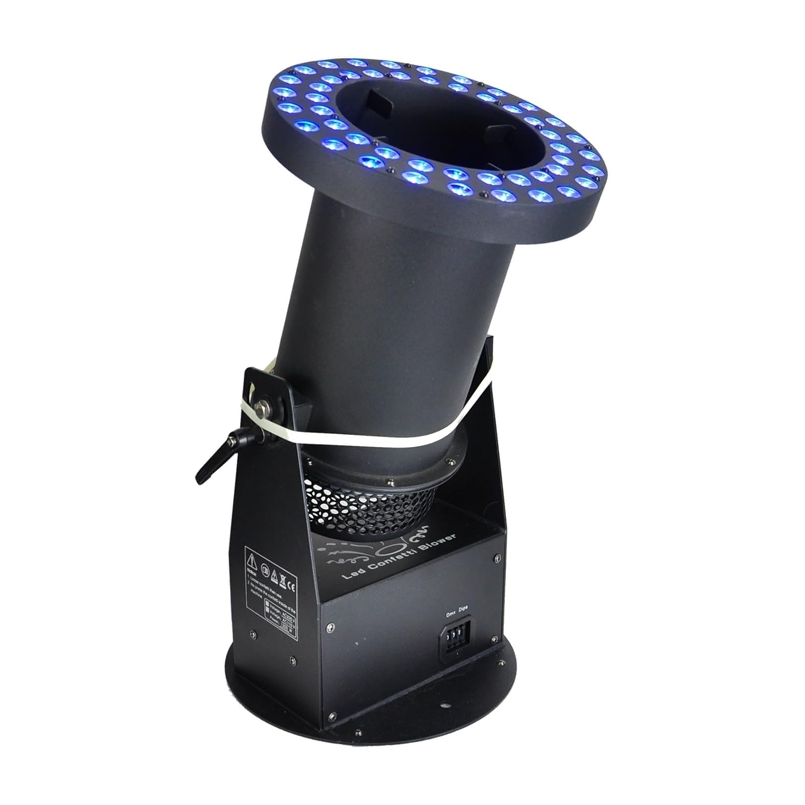 Armata Konfetti, Led elektryczna konfetti papierowa maszyna strumieniowa 1200 W sterowanie 2 kanały RGB 3 kolory restauracja taniec weselny konfetti