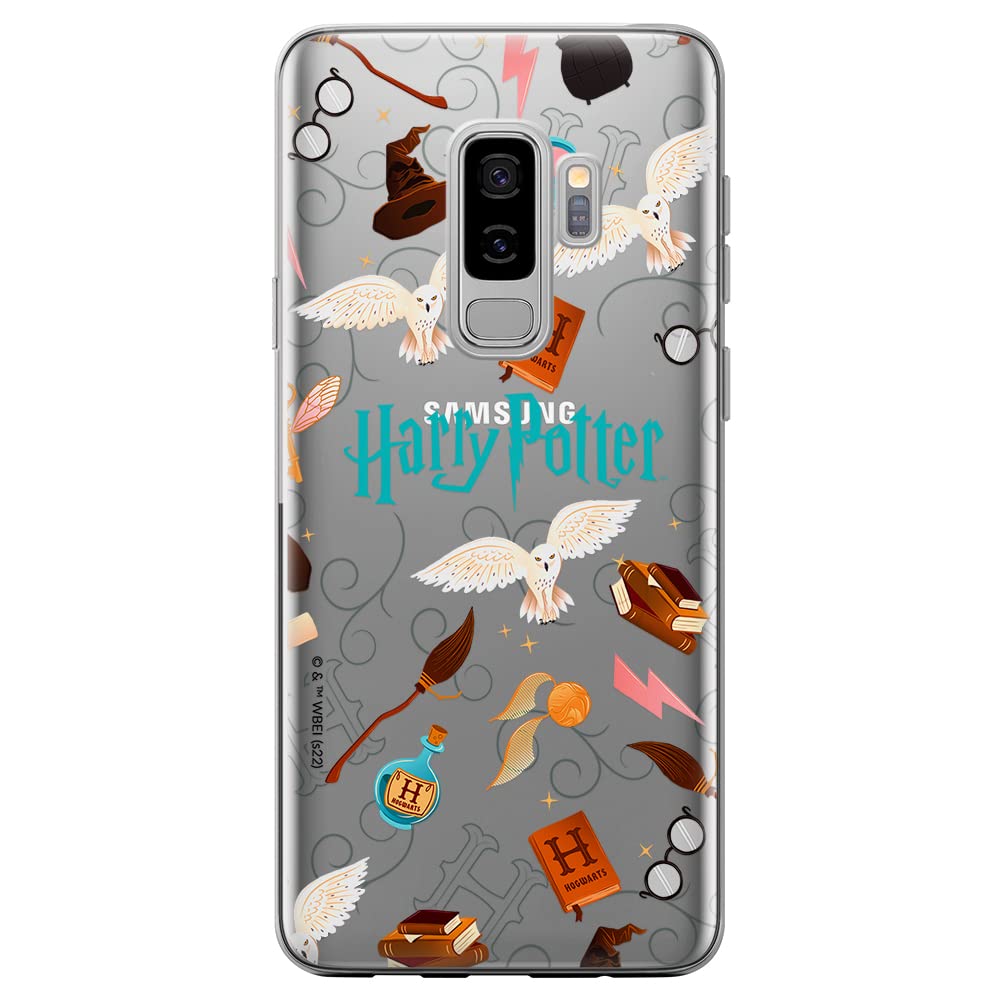ERT GROUP mobile phone case for Samsung S9 PLUS original and officially Licensed Harry Potter pattern 228 optimally adapted to the shape of the mobile phone, partially transparent