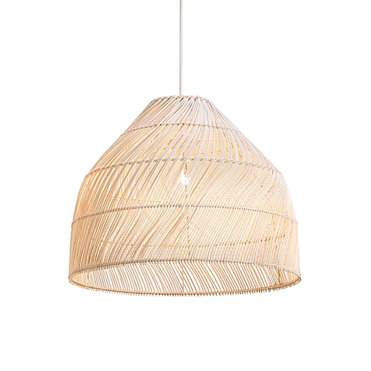 LQZCXMF Hand-Woven Black Rattan Pendant Light Farmhouse Lighting Fixtures Boho Large Pendant Lamp Rustic Wicker Lampshade 1-Pack Adjustable Farmhouse Light Fixture for Living Room Hallways