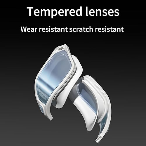 Miniatura 9 de Gafas de natación polarizadas unisex para mujeres, hombres, niños y niñas, 100% antivaho y anti-UV