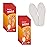 WORLD-BIO Insole Foot Warmers - Long Lasting Safe Natural Odorless Air Activated Warmers - Up to 8 Plus Hour of Heat - 10 Pairs Value Pack