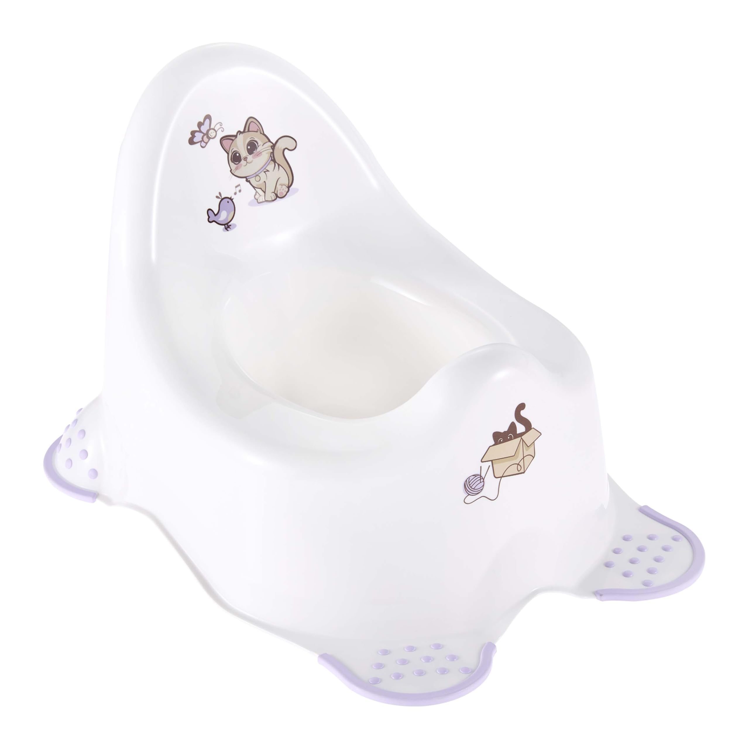 Pot de propreté Keeeper Adam chat antidérapant pour la salle de bain des petits