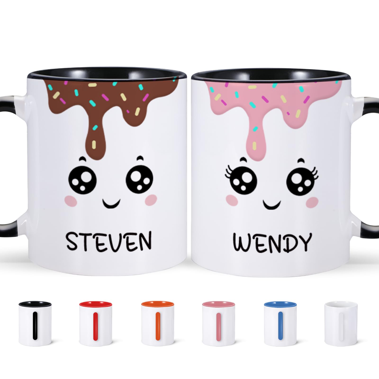 Personalized Hot Chocolate Mug - Custom Hot Cocoa Mug for Kids Birthday - Cute Holiday Mugs - 11oz