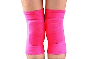 JUMISEE Pink Knee Pads for Kids - Volleyball Sports