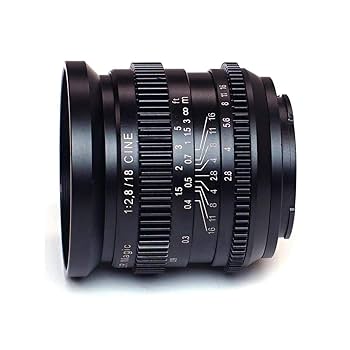 SLR Magic Cine 18mm F2.8 シネレンズ　Eマウント Amazon.co.jp: SLR Magic 18mm f/2.8 フルフレーム シネレンズ