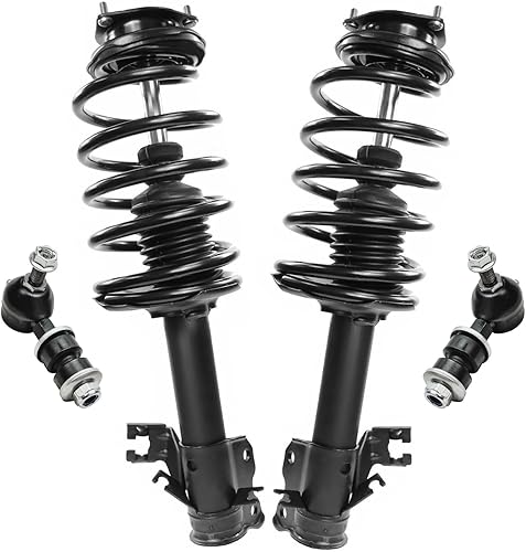 Miniatura 80 de Detroit Axle - Kit de puntales delanteros para Volvo C30 C70 S40 V50, 2 puntales muelle helicoidal 2 estabilizador, barra estabilizadora, enlaces