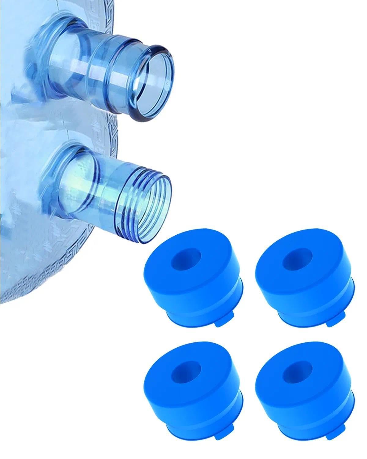 RJUP Water Jug Caps 4Pcs, Leak-Proof 5 Gallon Water Jug Cap, Reusable Water Jug Cap & Water Bottle Lid for Office, Home, Camping, Picnic, Fits 2-5 Gallon Standard/Screw/Crown Tops