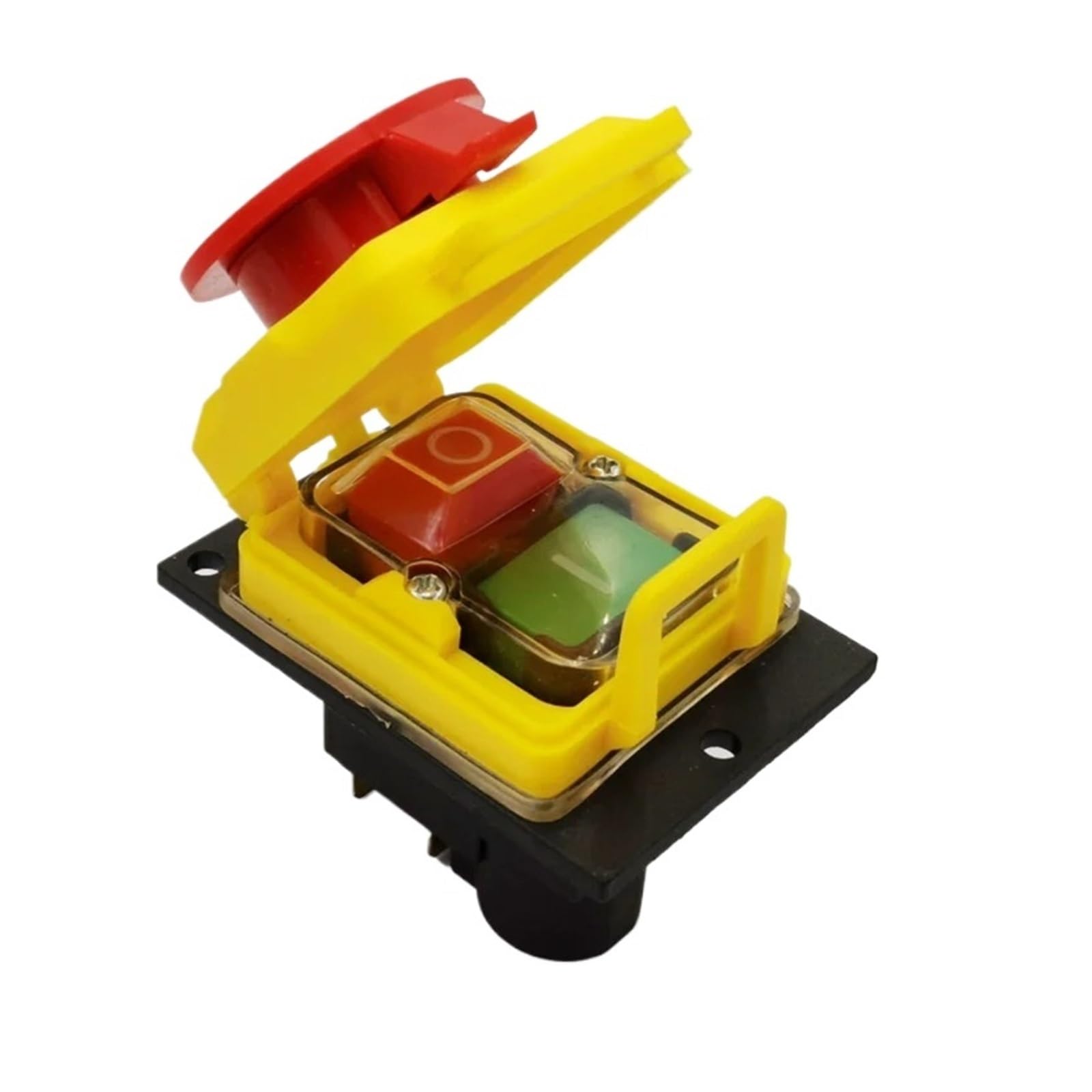 CK21 Interruptor electromagnético de 4 pines Parada de emergencia Interruptores de botón de encendido y apagado for máquina herramienta industrial AC 250 V 16 (12) A 5E4