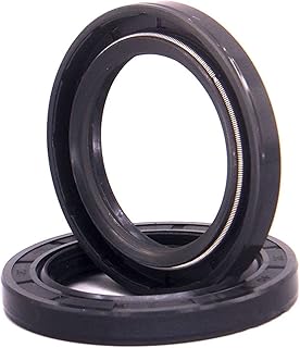 Seal Washer 2Pcs TC/FB/TG4 Skeleton Oil Seal Rings, ID 8-19mm NBR Double Lip Seal Gasket for Rotation Shaft Gasket Lip (Color : 2pcs, Size : 8x18x5mm)