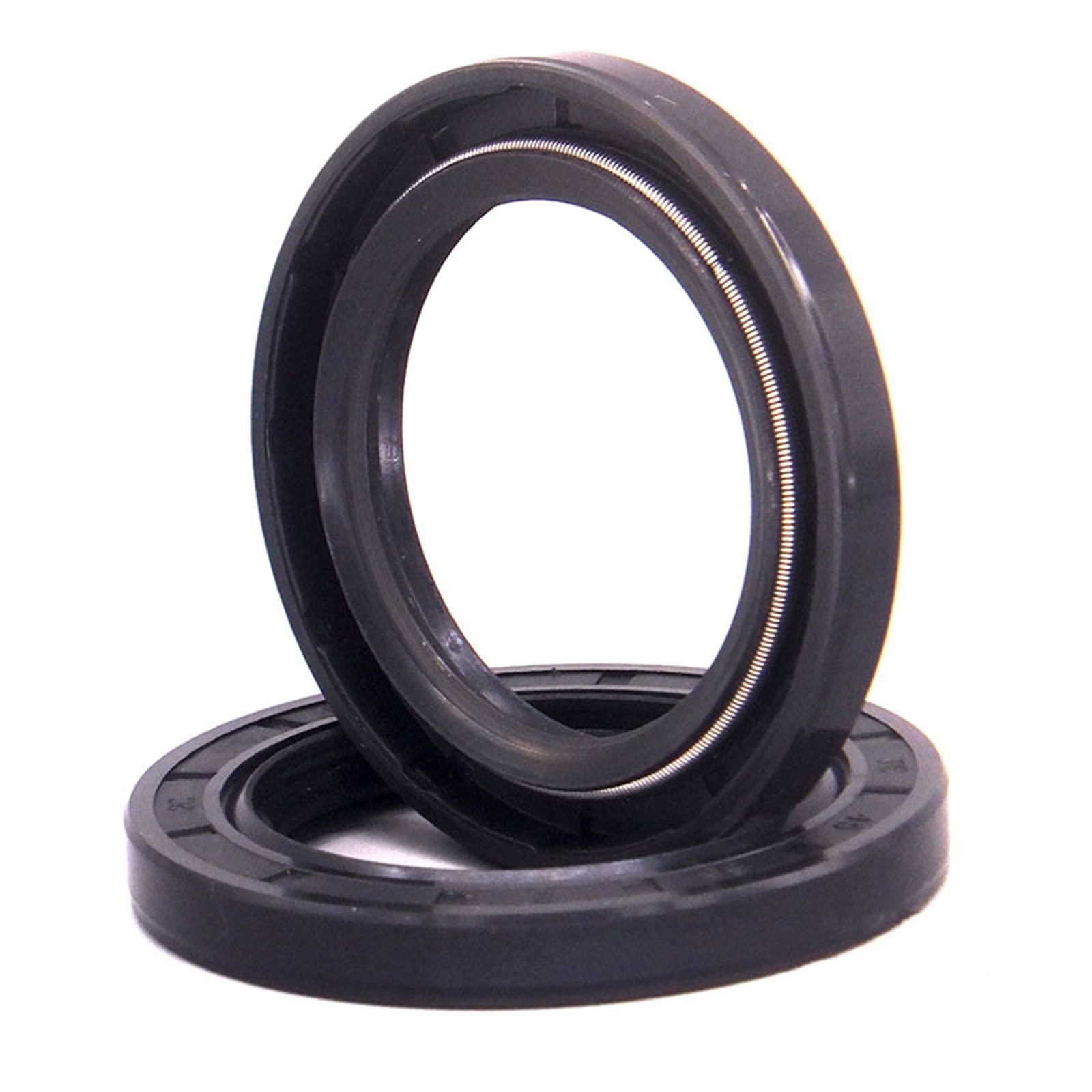 Öldichtung Wellendichtung, 2 Stück TC/FB/TG4 Skelett-Öldichtungsringe, ID 8–19 mm NBR-Doppellippendichtung for Rotationswellendichtungslippe(10x25x10mm)