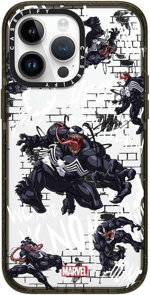 CASETiFY スパイダーマン iPhone14 Pro Max ヴェノム CASETiFY Impact iPhone 14 Pro Max Case [Spider-Man Co-Lab