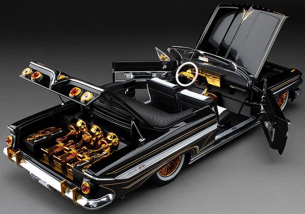 Amazon | SUN STAR 1/18-1961 CHEVROLET IMPALA CONVERTIBLE LOWRIDER
