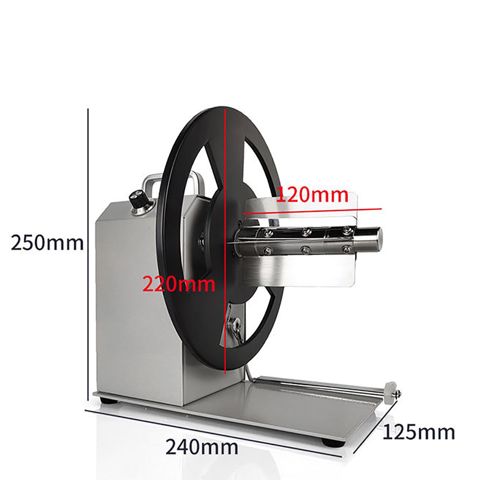 Nawijak etykiet, 120 mm automatyczna maszyna do przewijania etykiet z rdzeniem 1/1,5/3 cala, regulacja prędkości i funkcja przewijania etykiet, synchronizacja z różnymi drukarkami