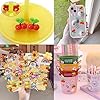 Honbay 50PCS Red Cherry Flatback Resin Charms Cartoon Small Cherry Slime Charms Fruit Resin Embellishments Cute Sweet Fruit Food Resin Cabochons Decoration Accessories for Hair Clips Phone Case Crafts #3