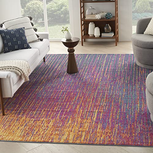 Tapete rectangular 8' x 10' multicolor Nourison miniatura 1