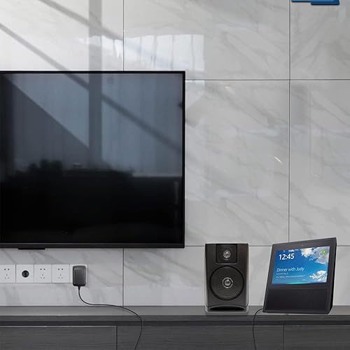 Miniatura 8 de Repuesto de cable de alimentación Alexa de 21 W, para Echo 1 2 generaciónPlus 1 generaciónEcho Show 5 (3 generación) Cable de cargador adaptador de