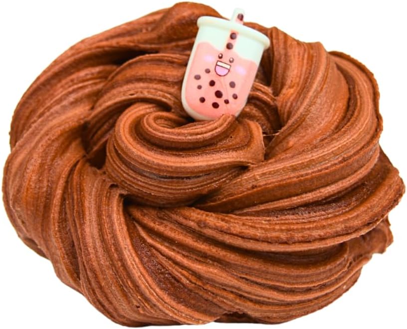 Mini Bubble Tea Waffles Slime (Scented) | Handmade Slime | Hippocampe Slimes (4OZ)