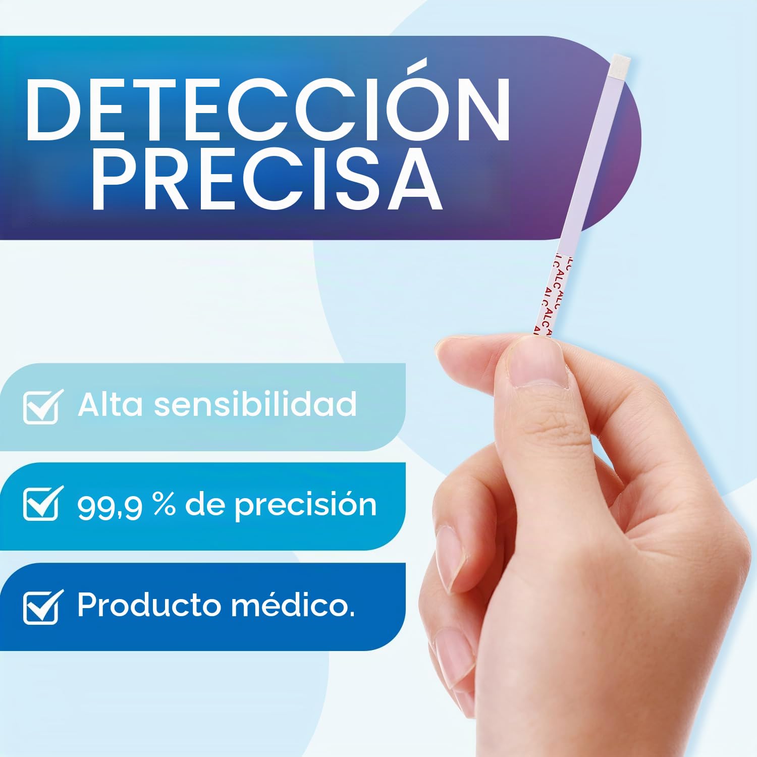 Papablic Tiras reactivas de alcohol para leche materna, resultados rápidos en 2 minutos, tiras de prueba de alcohol para madres lactantes en casa, fiestas, 12 unidades
