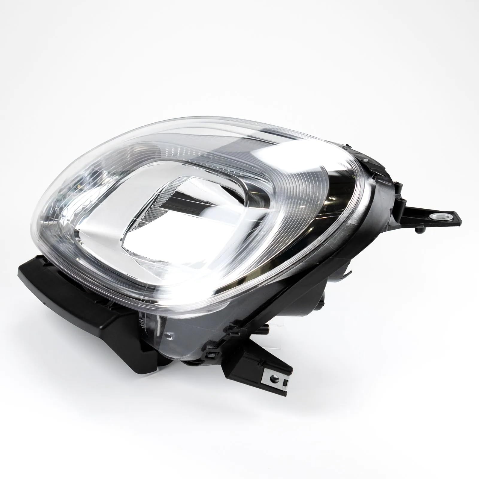 Faro Anteriore Proiettore Sinistro per Fiat Panda 312 dal 2012 | Con Motore Elettrico | Codici OEM 52193555, 51843645 | Compatibile con Panda 3 Serie