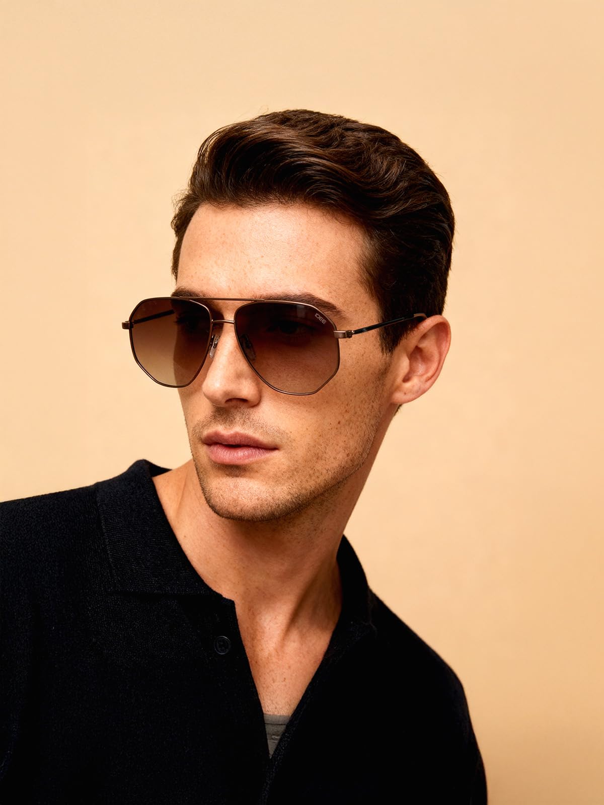 IDEE Gafas de sol para hombre, 100 % protegidas contra rayos UV