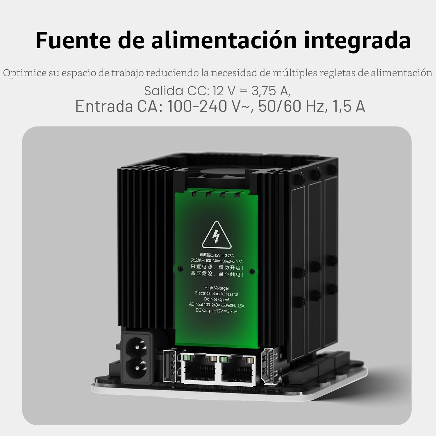 Beelink Mini PC, NAS Intel N150, 16 GB LPDDR5, SSD M.2 de 1 TB, 6 Ranuras M.2 NVMe, Doble LAN de 2,5 GHz, WiFi 6, Bluetooth 5.2, Mini Router de Escritorio/Almacenamiento Conectado a la Red