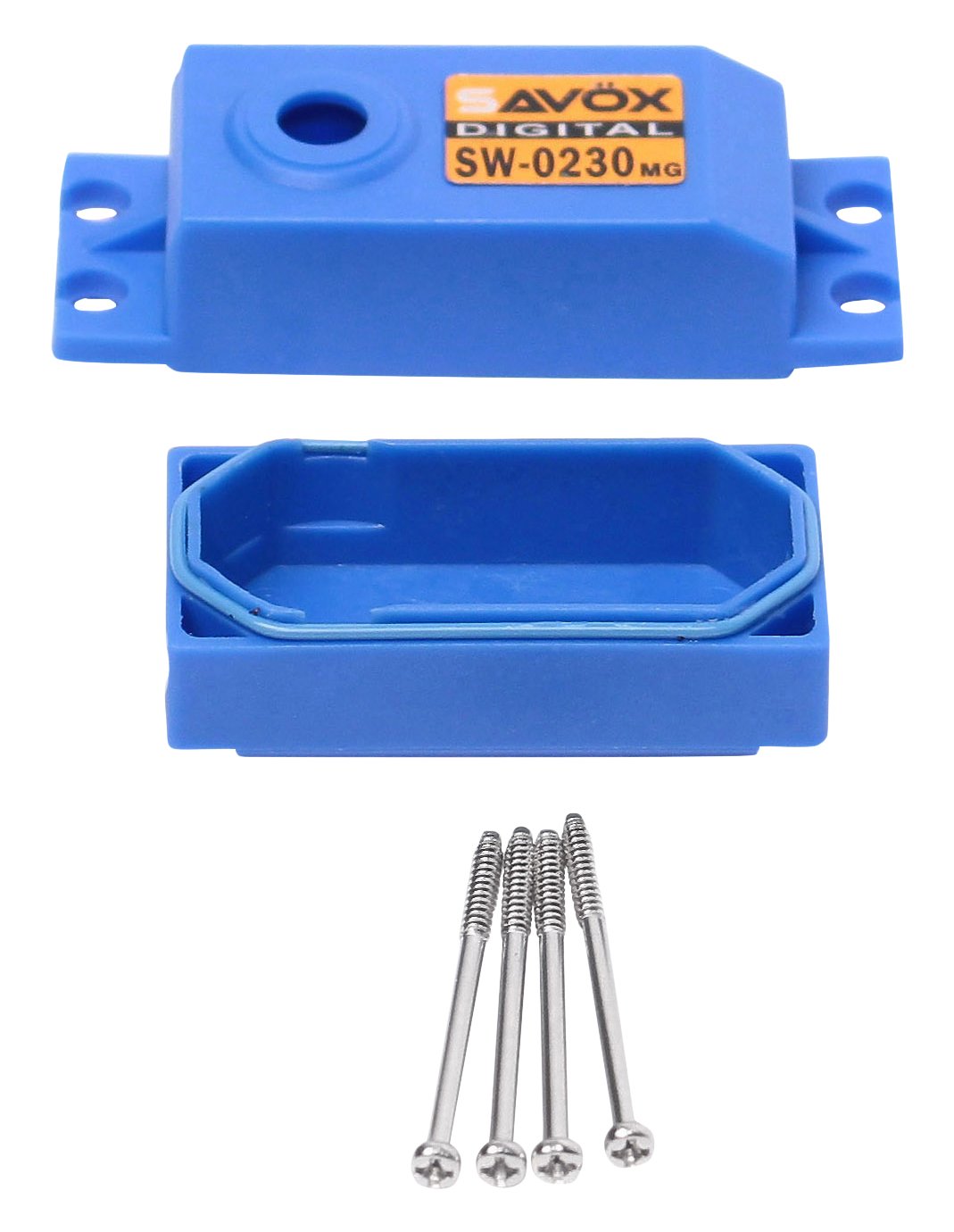 Savox SW0230MG Top & Bottom Servo Case with 4 Screws