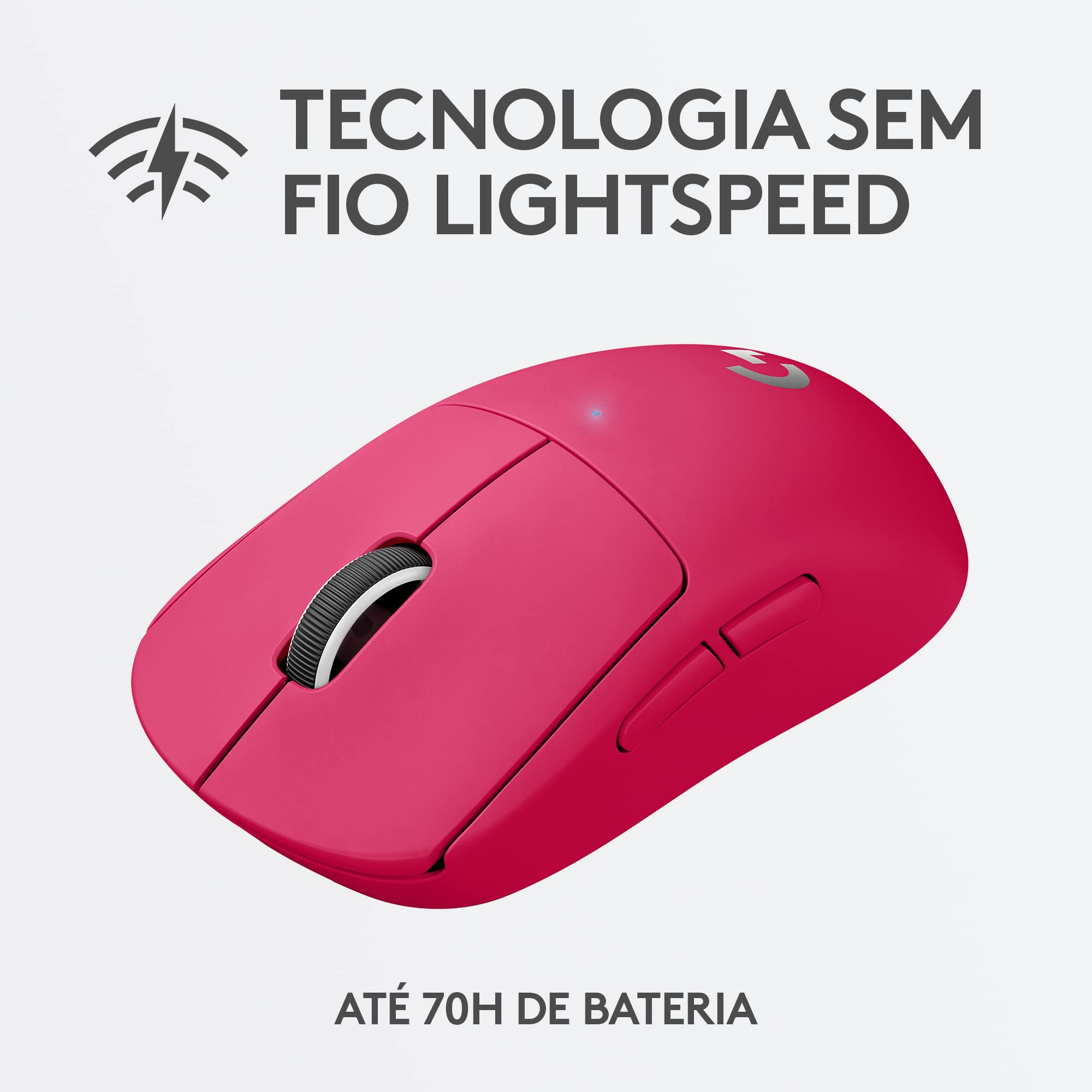 Mouse Gamer Sem Fio Logitech G PRO X SUPERLIGHT com Tecnologia