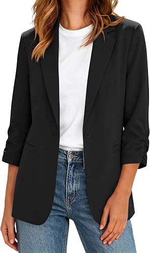 Blazers for Women Business Casual Office Outfits Summer Work Tops