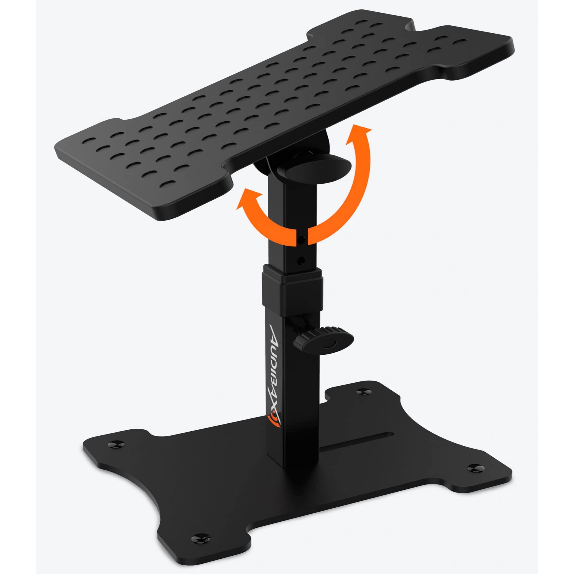Audibax Neo STM-30 - Support de Bureau pour Enceintes - Support pour Moniteur de Studio - Hauteur Réglable de 30 à 37 cm - Angle Réglable de -8º à 16º - Compatibilité Universelle