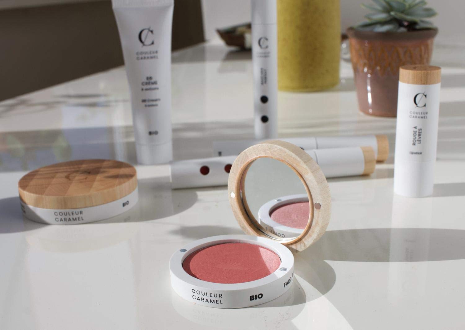 Couleur Caramel Maquillaje Blush Polvo 53 Light Pink 1Un 21 g