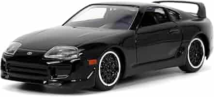 スポーツトイ・アクショントイ The Fast and the Furious 1995 Toyota Jada 1:24 Fast & Furious 1995 Toyota Supra Black Diecast