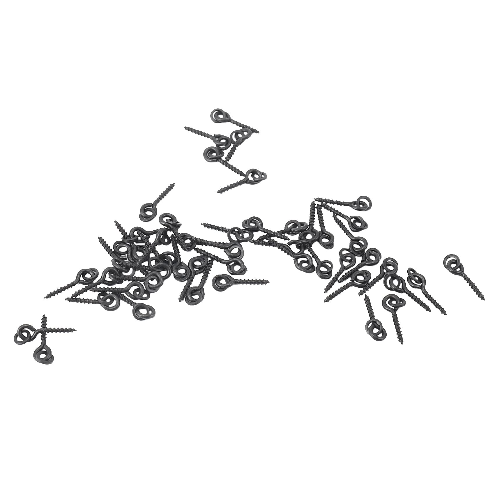 Pack De 50 Tornillos Boilie Para Pesca De Carpa | Accesorio De Aparejo Sólido Con Anillo De Cebo | Herramienta Para Montaje De Cebo Chod