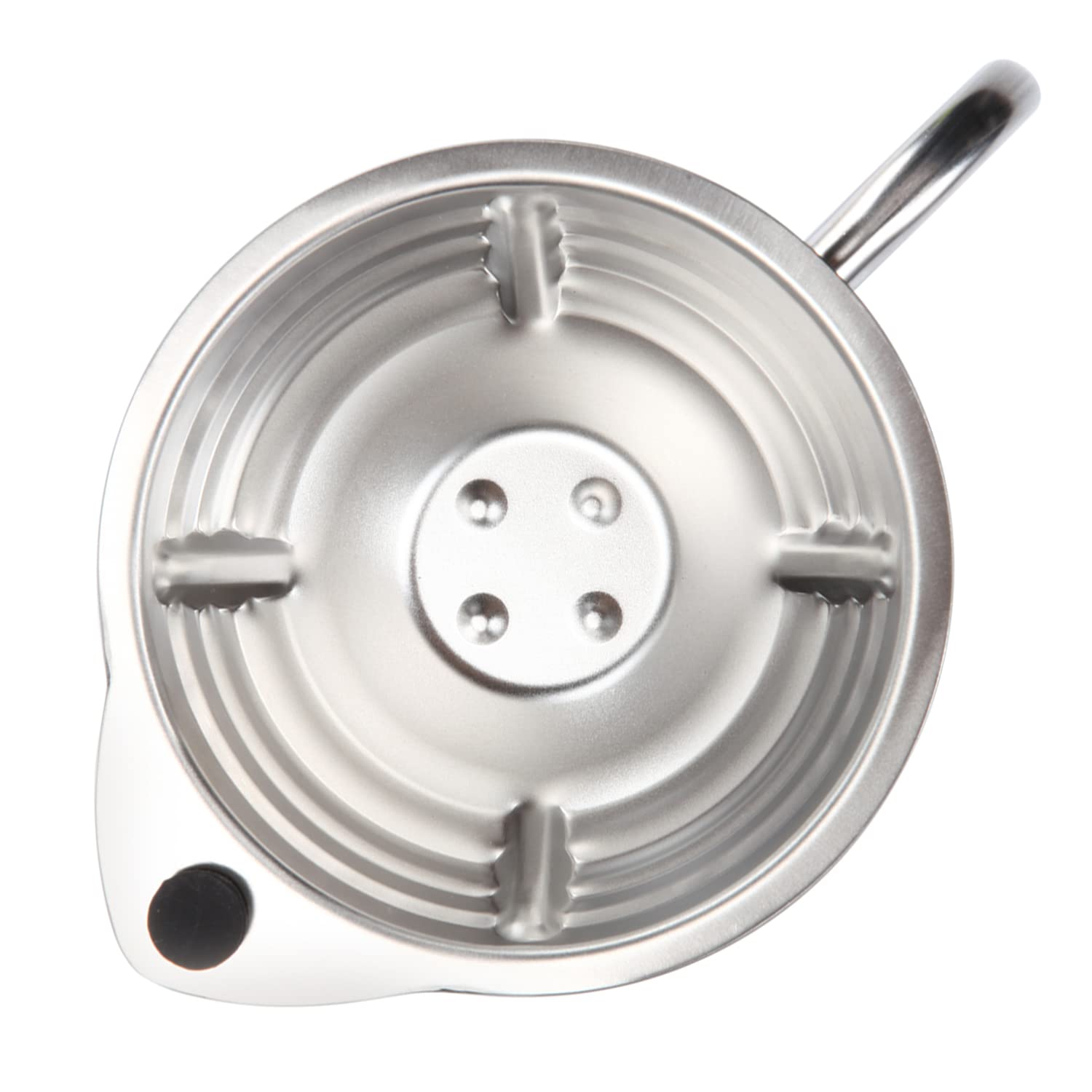 Savanna Shaving Scuttle Mug Kit - Shave Bowl with Brush Set, Keep Your Lather Hot Shaving, Brush + Soap Included. Handmade Pottery ~ Your Face Will Sing, Shave Like King (Polished Silver)