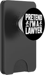Funny Law Students Pretend I’m A Lawyer Halloween Costume PopSockets PopWallet for MagSafe