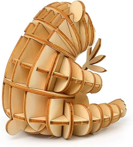 Miniatura 3 de Rompecabezas 3D de oso panda de madera 3D rompecabezas de bricolaje hecho a mano rompecabezas de rompecabezas para niños Panda