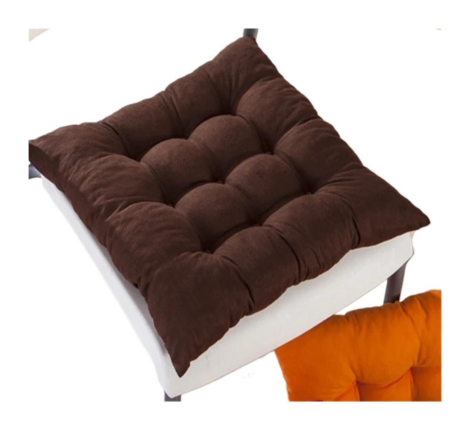 VMDVBNA chair cushions Chair Pads Cushions for Dining Chairs with Ties Square Floor Pillows Thick for home(Color13)