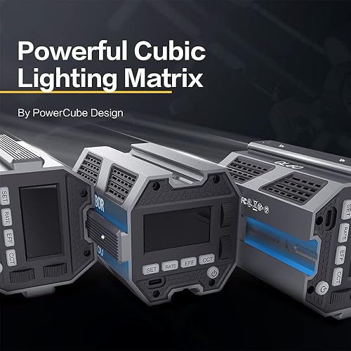 Miniatura 4 de COLBOR CL60 LED Light, 2700-6500K Bi-Color LED Light, 65W Video Light, Max 80W, CRI 97, 50673Lux, 10 FX Effects, 46 Simulation Scenarios, with V