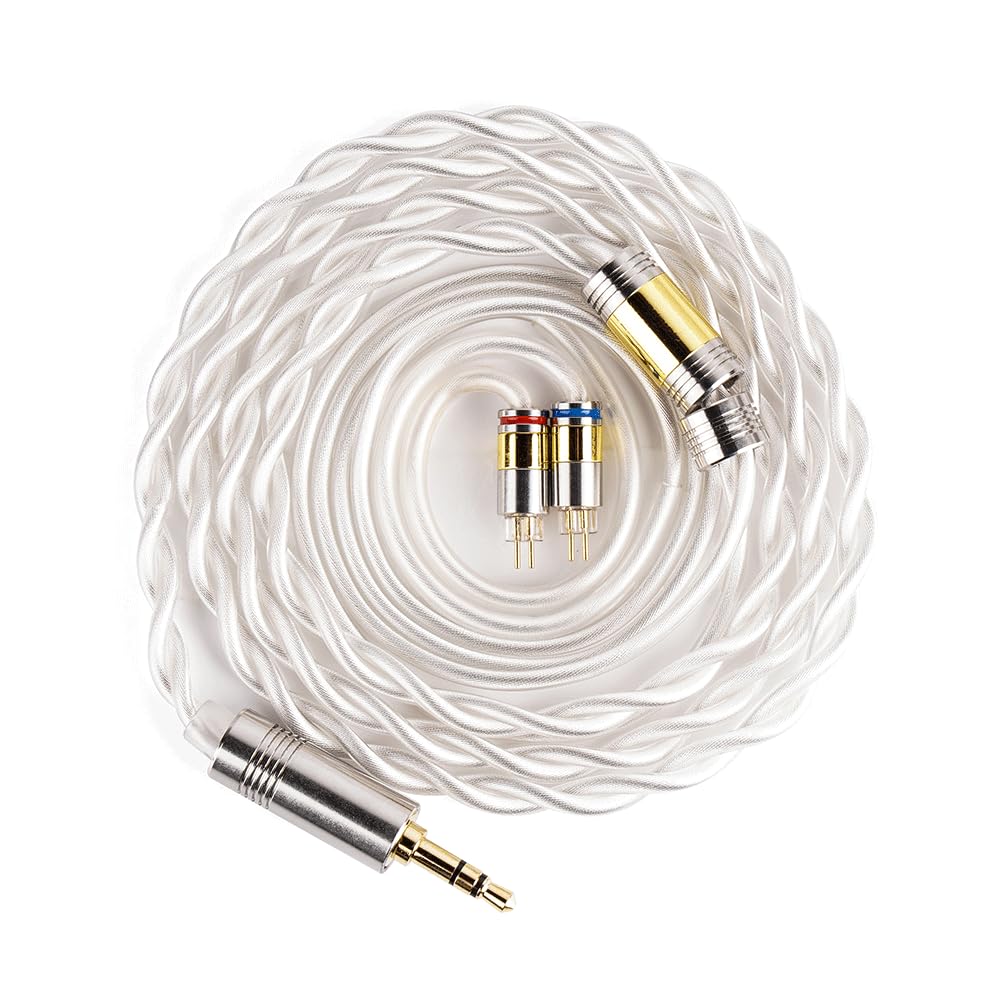 MixDNA IEM Cable In Ear Monitor Cable 6N Sliver Plated Copper