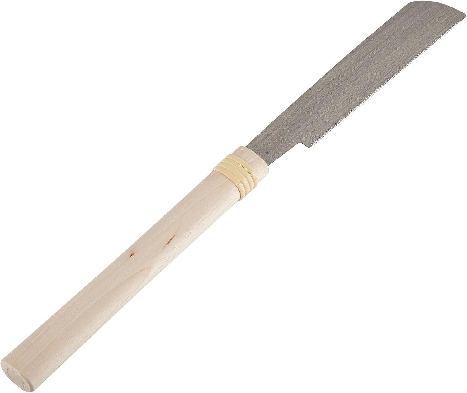 Keyhole Saw - 5” Japanese Detail Jab Trim Saw for Wood Moldings, Carving, Sheetrock or Drywall Cutting Tool - Fine Tooth 13 TPI Wood Handle Drywall Knife Cutter Woodworking Tools by Kings County Tools